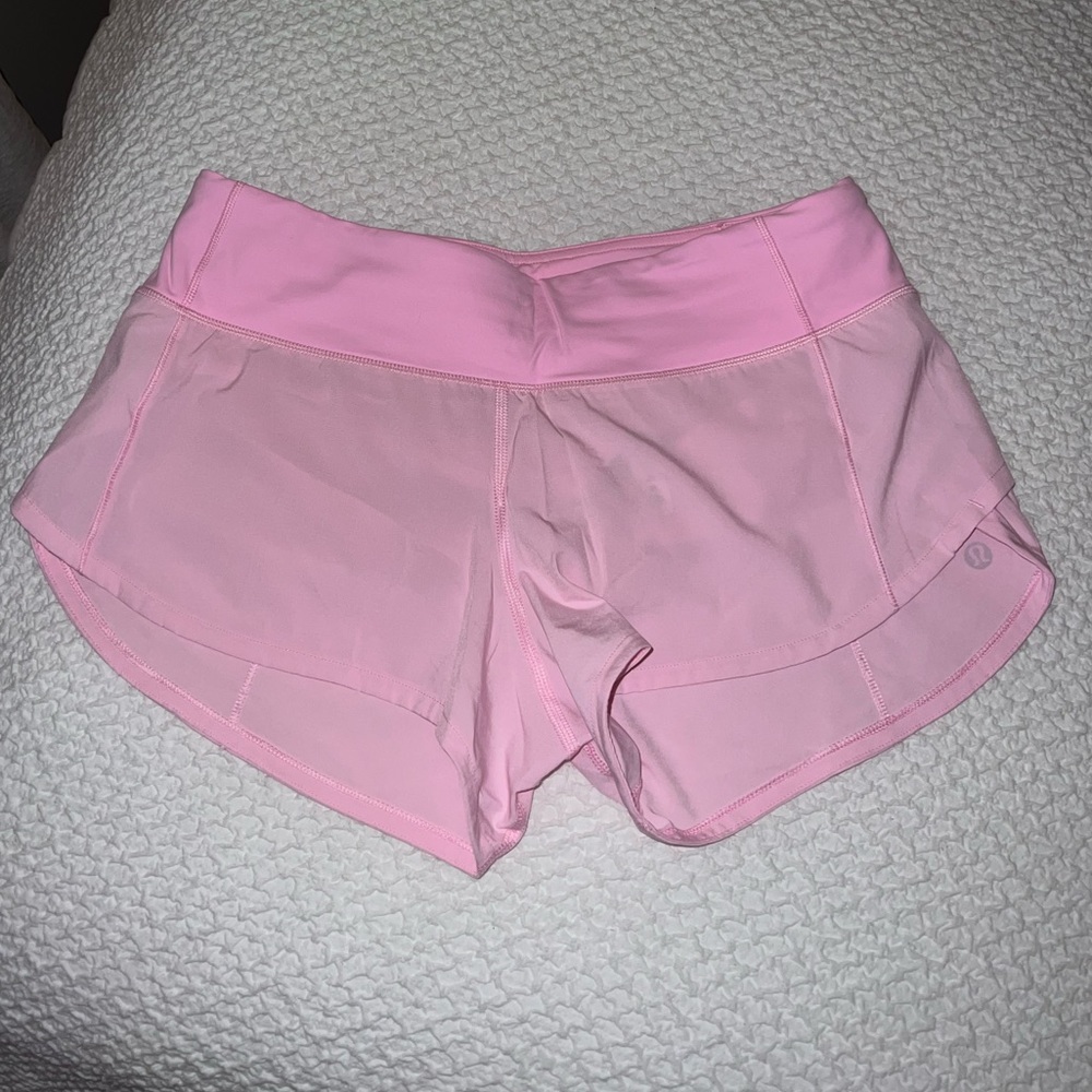 Lululemon Miami Pink Size 4 Speed Up Shorts